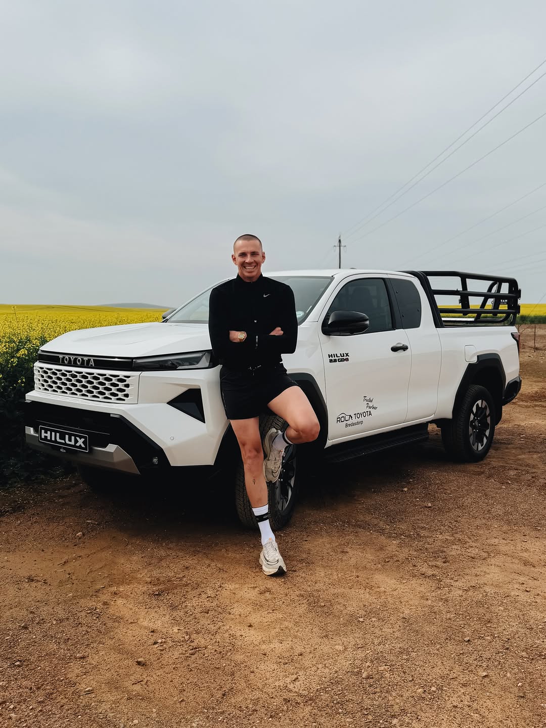Rola Toyota Hilux, sponsored athlete vehicle